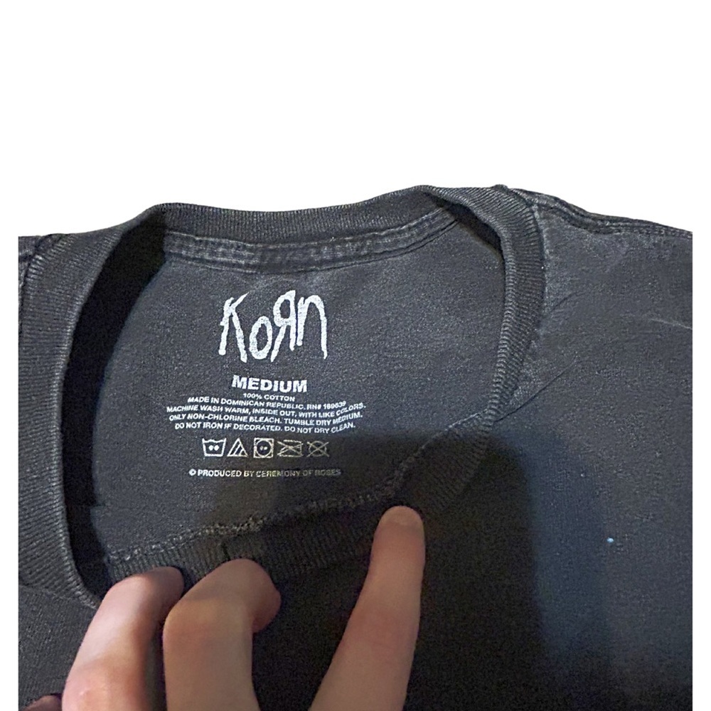 Korn Band T-Shirt The Serenity of Suffering 2016 Graphic Tee Black Medium - Picture 8 of 8